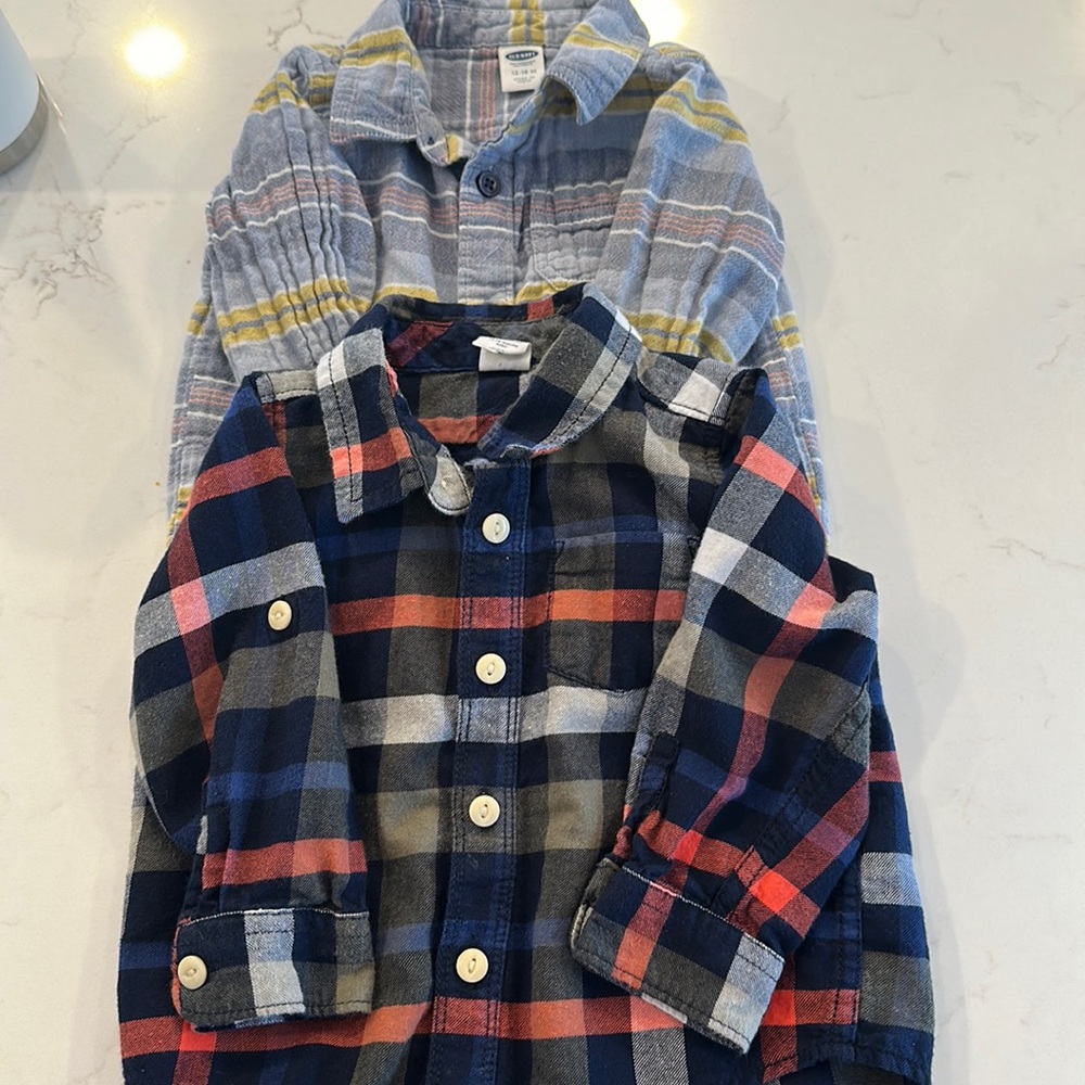 Old Navy + Gap Boys Button Down Shirts